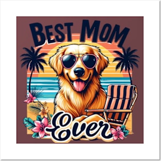 dog mom mothers day Posters and Art